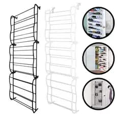 Sapateira Vertical de Parede e Porta para 36 pares Organizador de Calçados