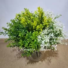 Plantas Matinho de folha Artificial Floral Folhagem P/ Decoração Casamento, Arranjos, Decorar Festas mato e planta verde