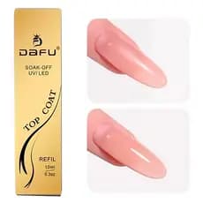 Refil Sache Top Coat DAFU Ultrabrilho Unhas Nails Preparadores 10ml