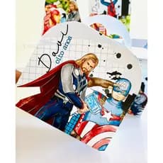 Kit Caixinhas Personalizadas Vingadores – Aniversário Infantil | Kit PEGUE E MONTE