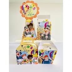 Kit Caixinhas Personalizadas Mundo Bita – Aniversário Infantil | Kit PEGUE E MONTE