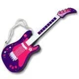Guitarra Infantil Eletrônica Unik com Microfone Brinquedo Musical Divertido