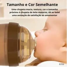 Mamadeira De Silicone Anti-asfixia E Antibacteriana Original