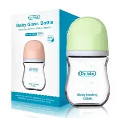 Mamadeira de Vidro Super Resistente Livre de BPA