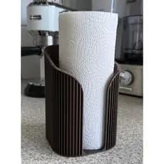 Porta Papel Toalha Moderno Vertical | Suporte Organizador Cozinha Premium Antiderrapante Design Minimalista | PREMIUM