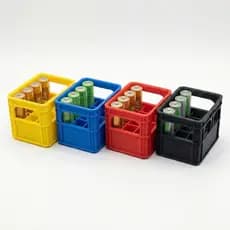 Caixa Organizadora de Pilhas AA AAA | Case Compacto Porta Pilhas | Design Minimalista