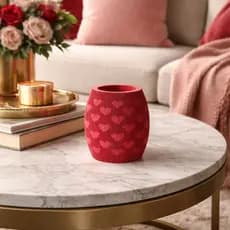 Vaso Decorativo Moderno 18cm Design Minimalista Decoração Sala Mesa Centro Elegante