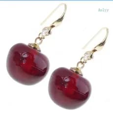 Anlyy Dangle Brincos Multifuncionais Frutas Orelha Joias