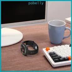 Pulseiras Relógio Respiráveis Pob Detalhes Pontos Para 8 40 44 Mm GW8C GWU2