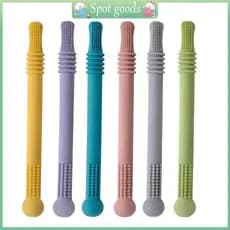vivi Molars Baby Teether Brinquedos Seguros Para Bebês Dentição Toddler Palha Silicone Mastigar Cuidados Dentários