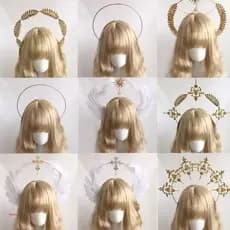 vava Styles Opcional Gótico Para A Cabeça Da Godmother Do Faixa Virgem Mary Acessórios Cabelo Wom