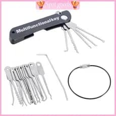 vava Abridor Rápido Dobrável Lockpicking Tool Jackknife Conjunto Alça