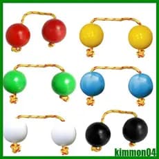 kim African Shaker Rattle Instrumento Ritmo Areia Kashaka Rítmico Aslatuas Bolas Tambor