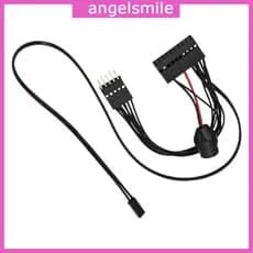 ANG PVC 20P A 9PIN Extensão Integrado Do Painel Frontal Para Placas-Mãe Computador