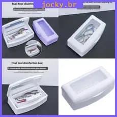 JOY Nail Tool Esterilizador Caso Eficiente Caixa Limpeza Instrumentos Unhas Para Manutenção Diária