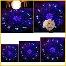 SUN Tarots Toalha Runa Divinações Cobertura Astrologia Tapete Jogo Tabuleiro Oracles
