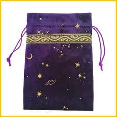 SUN Saco Armazenamento Flanela Tarô Cordões Cartas Jogo Tabuleiro Cordão Jóias Runa Organizadores