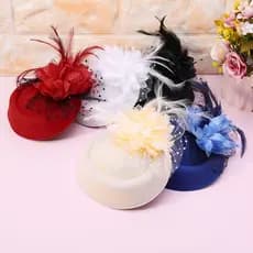 JEW Fascinator Hats Headband Womens Flower Brides Hair Accessories Wedding