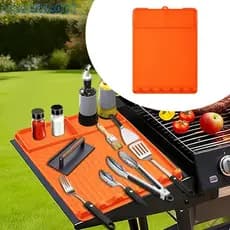 Almofada Prateleira S * Cookout Para Estacionamento Escova E Molho Durante As Refeições Lateral Flexível Churrasco