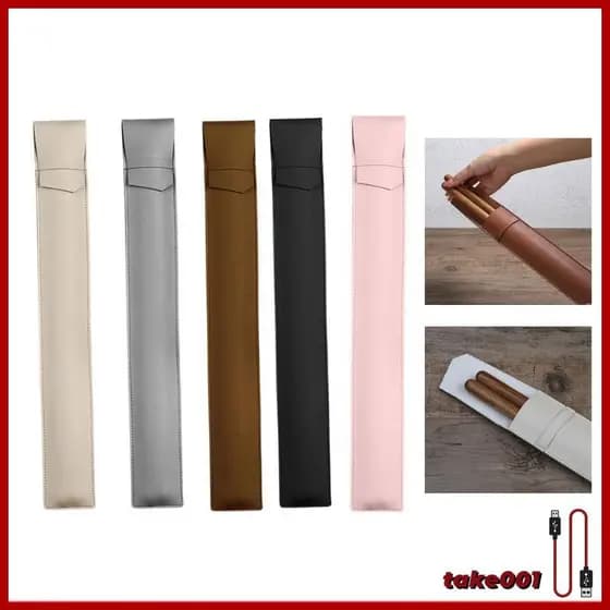 TAKE Bolsa Armazenamento À Prova Poeira Para Baqueta Couro PU Caso