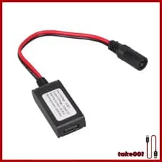 O Carregamento Rápido 23 Cm Comprimento Converte DC12V-32V Através 5 5X2 1 Mm Fêmea Para Fonte