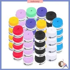TAKE03 60 Pçs Conjunto Raquete Tênis Overgrips Badminton Overgrip Anti-Deslizamento Grip Tape Absorve Suor