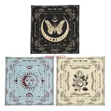 Toalha Tarot Divinações Tapeçaria Butterfly Flower