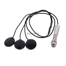 Ace Guitarra Som Captador Piezo Contato Microfone Transdutor Cabo Adesivo Ukulele Instrumentos Acces