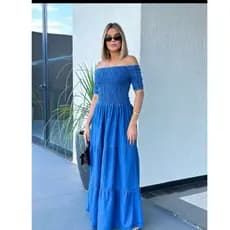 feminina vestido logo jeans pmg 990