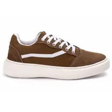 Tênis Masculino Casual Camurça e Lona Com Solado Branco – Conforto e Estilo