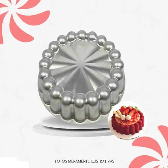 FORMA DECORADA CHARLOTTE CAKE P - 13X6