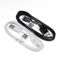 Kit cabo V8/micro usb Preto/Branco