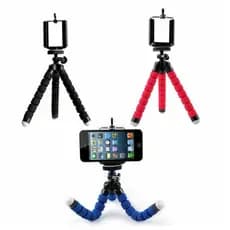 Mini Tripé para Celular Universal Ajustável 360° Suporte para Vídeo Live Foto Smartphone