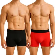 Kit 10 Cuecas Boxer Masculina Adulto Microfibra Lisa