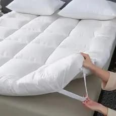 Pillow Top Queen 400 Fios Extra Macio Protetor de Colchão - Branco