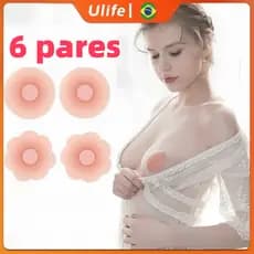 12 Pares Protetor Tapa Mamilos Aureola Silicone Adesivo Reutilizável Ivisílvel