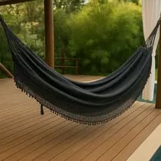 Kit 2 Rede Dormir Descanso Balanço Jeans Jardim Promoção
