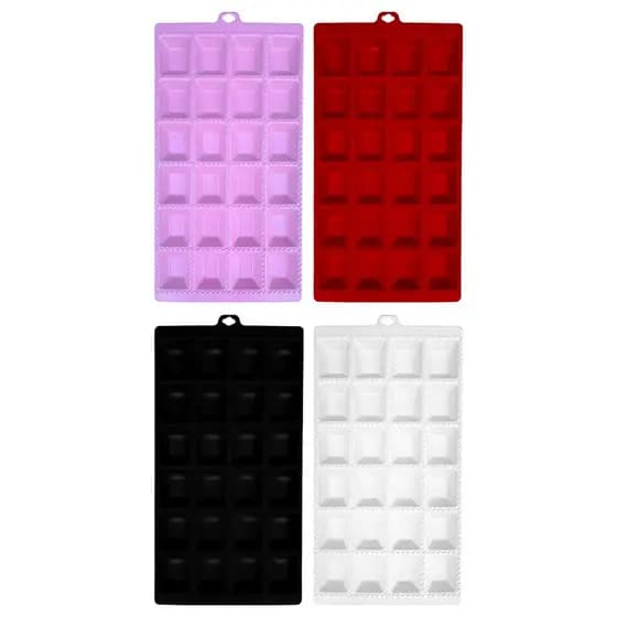 Forma para Ravioli e Mini Pastel Cores 24 Cavidades, Prático e Resistente Ideal Massa Recheada