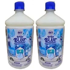 Kit 2 Cera Liquida Baba Blue Carnaúba Resina Cristalizadora Automotiva Brilho Intenso Proteção Uv 1 Litro