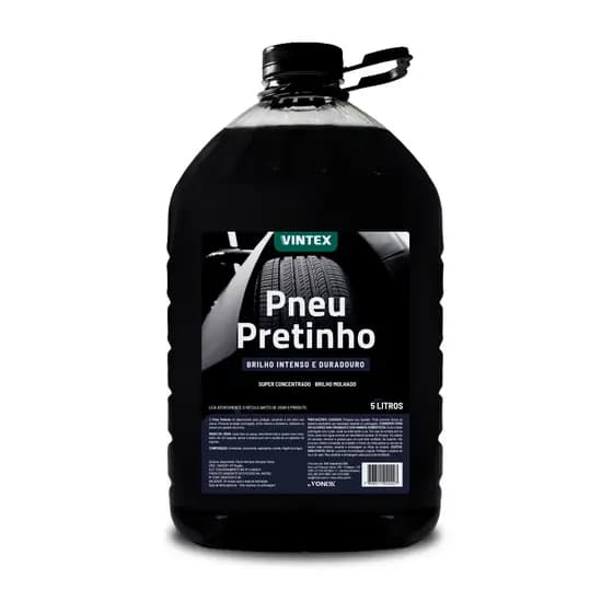 Pneu Pretinho Automotivo Vintex Brilho Intenso Brilho Molhado 5 Litros