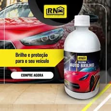 Cera Liquida Automotiva Carnaúba Resina Brilho Intenso Proteção Uv Rn 500ml