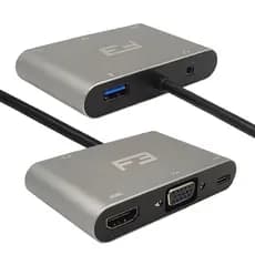 Adaptador 5 Em 1 Usb-c 3.1 Para Hdmi - Vga -type-c 3.1 1325