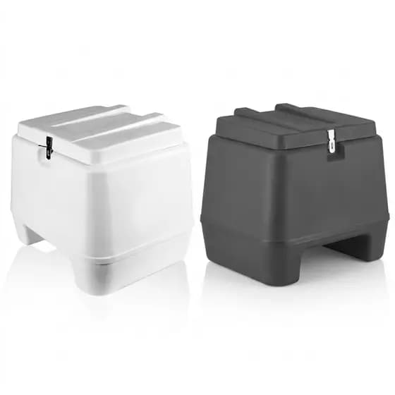 Baú Bauleto 80 Litros Preto Branco para Moto Plástico Injetado Pro Tork  ENVIO IMEDIATO
