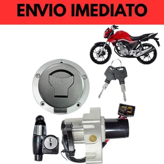 Kit Chave Ignição Completo Honda Cg Titan 160 2018 Até 2021 3 Fios Tmac ENVIO IMEDIATO