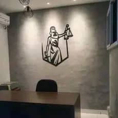Quadro Decorativo Dama Da Justiça Decoração Escritório De Advocacia  Sala Recepção Advogado MDf 3mm