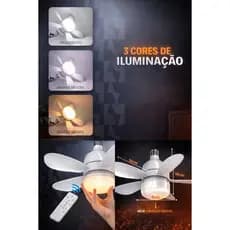 Ventilador de Teto com Luz Integrada