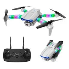 Drone E99D Pro Câmera 1080p HD 4K Mini Dobrável, WiFi 2.4G, Retorno Automático