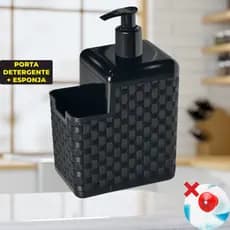 Porta Detergente Porta Sabão Dispenser Sabão Sabonete Liquido Porta Esponja Com Bico Dosador Multiuso Cozinha Banheiro