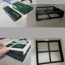 Suporte Rack Contêiner para Guardar Organizar  Memória Ram Desktop