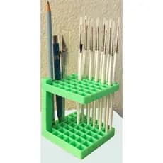 Organizador Suporte Cubo para Pincel Pintura Caneta Lápis Arte